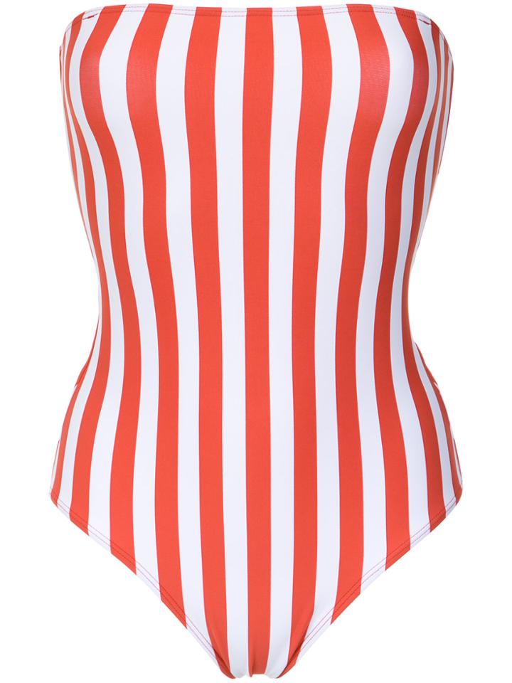 Lygia & Nanny 'stripes' X Juliana Jabour Swimsuit - Red