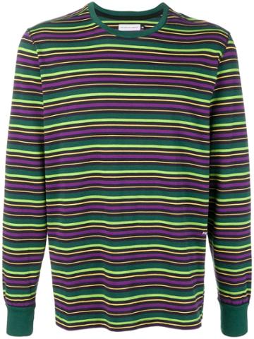 Pop Trading International Striped Jumper - Green