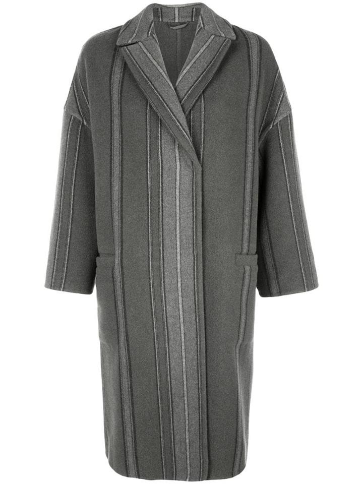 Brunello Cucinelli Single Breasted Coat - Green
