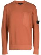 Stone Island Shadow Project Crew Neck Sweatshirt - Orange