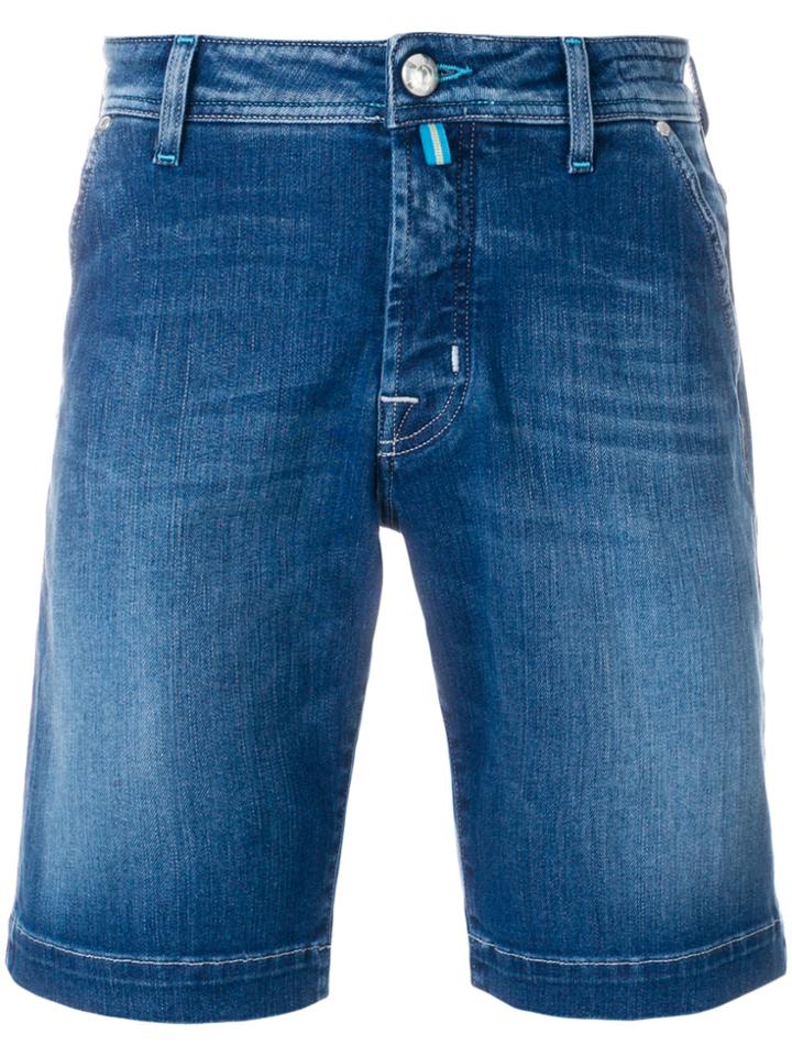 Jacob Cohen Denim Bermuda Shorts - Blue