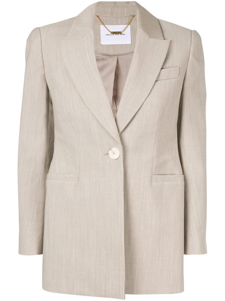 Camilla And Marc Olsen Single-breasted Blazer - Grey