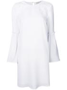 Michael Michael Kors Floral Appliqué Shift Dress - White