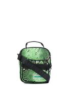 Daily Paper Snakeskin Print Messenger Bag - Green