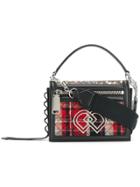 Dsquared2 Tartan Logo Plaque Mini - Black