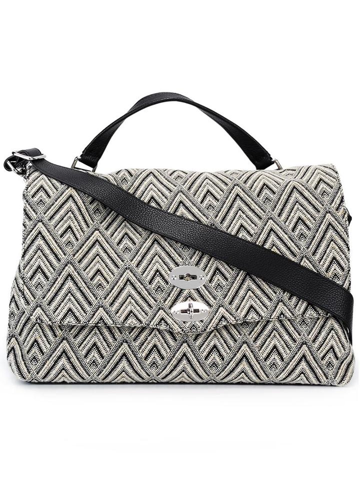 Zanellato Zig-zag Pattern Large Tote