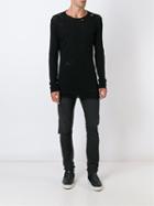 Unravel Distressed Long Sleeve T-shirt