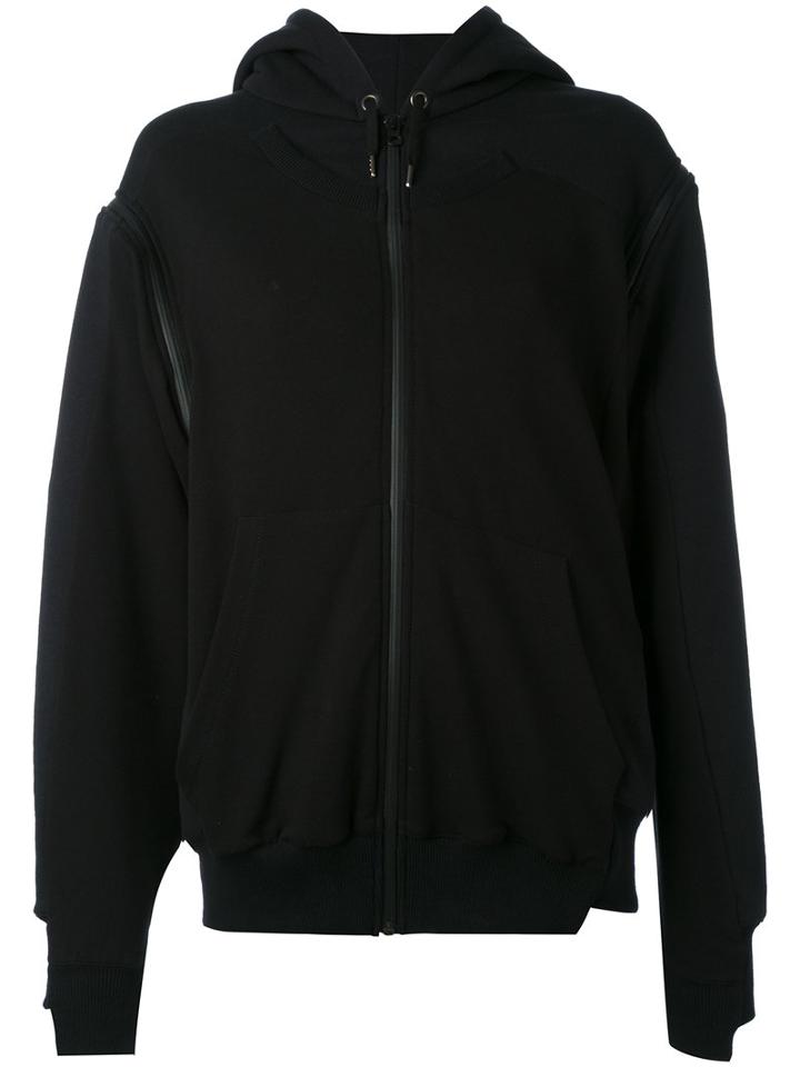 A.f.vandevorst - Zipped Hoodie - Women - Cotton - 36, Black, Cotton