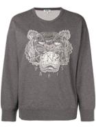 Kenzo Embellished Tiger Sweatshirt - Grey