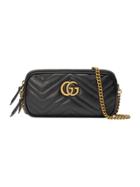 Gucci Gg Marmont Mini Chain Bag - Black
