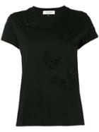 Valentino - Classic T-shirt - Women - Cotton/polyamide/polyester - S, Black, Cotton/polyamide/polyester