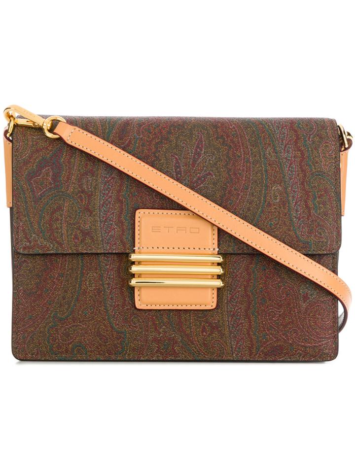 Etro Paisley Print Cross-body Bag - Brown