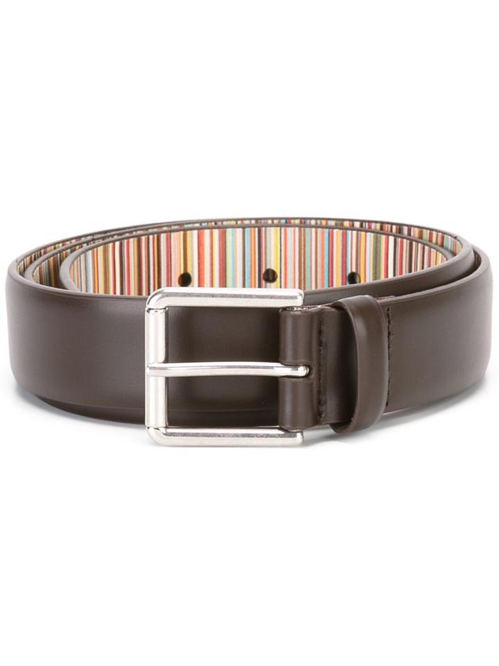 Paul Smith Classic Belt, Men's, Size: 90, Brown, Leather