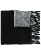 Ps By Paul Smith Bicolour Scarf, Men's, Black, Lambs Wool