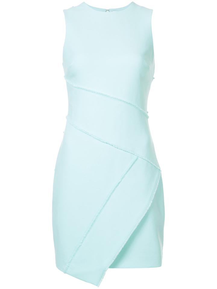 Cinq A Sept - Fitted Geometric Dress - Women - Polyester/spandex/elastane/viscose - 6, Green, Polyester/spandex/elastane/viscose