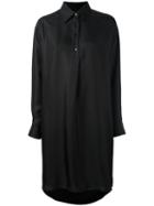 Maison Margiela Shirt Dress, Women's, Size: 40, Black, Silk