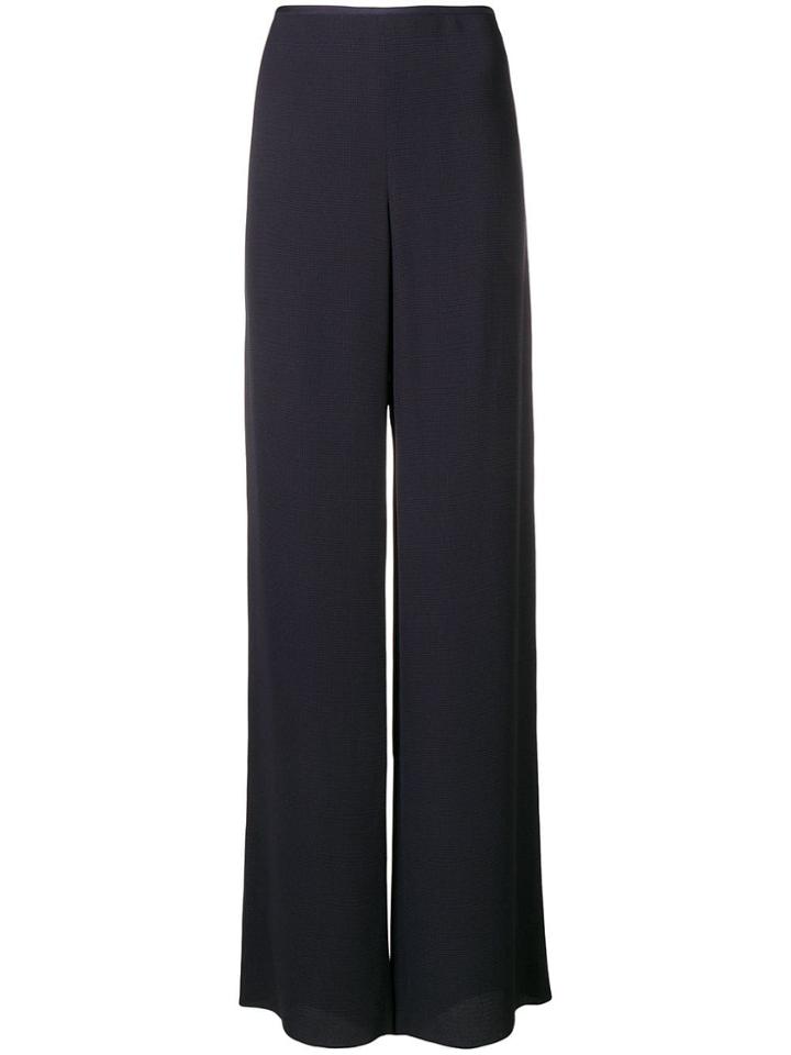 Giorgio Armani High Waisted Trousers - Blue