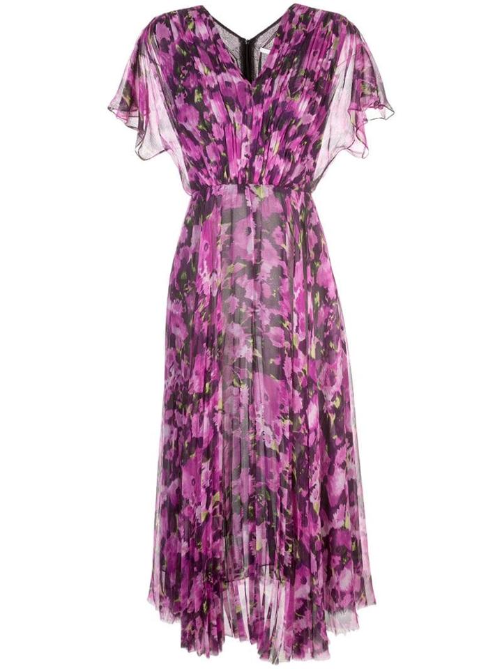 Jason Wu Collection Long Floral Print Dress - Pink