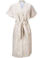 Nehera Shortsleeved Trench Coat, Women's, Nude/neutrals, Hemp