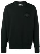 Versus Small Towelling Logo Sweatshirt - Black