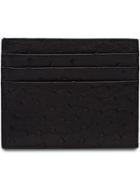 Prada Embossed Cardholder Wallet - Black