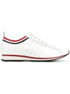 Thom Browne Leather Rugby Running Shoe - White