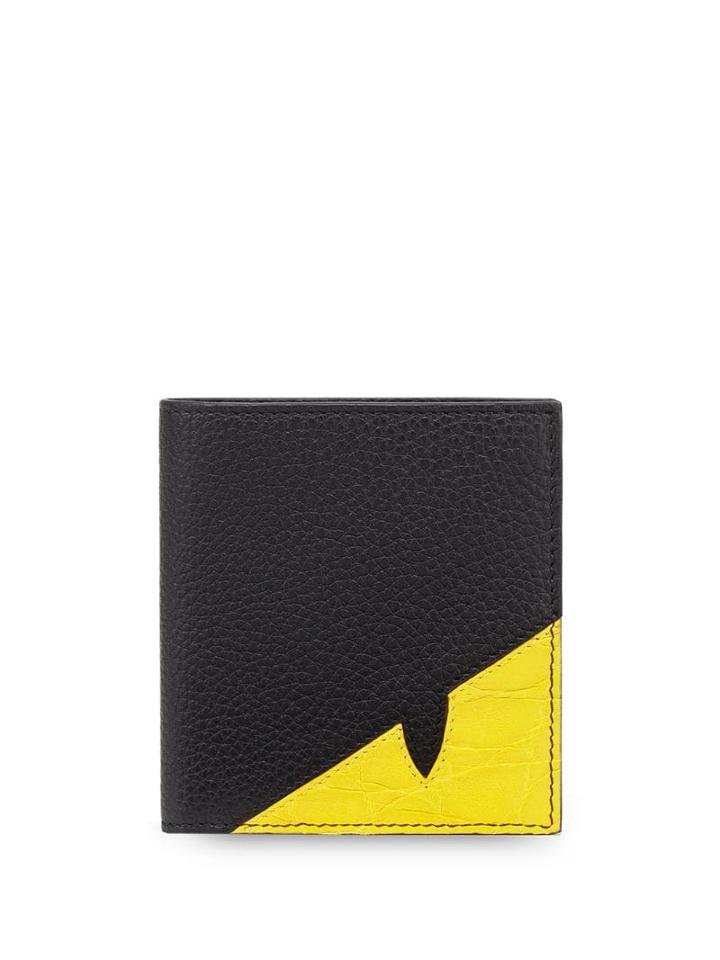 Fendi Diabolic Eye Bi-fold Wallet - Black