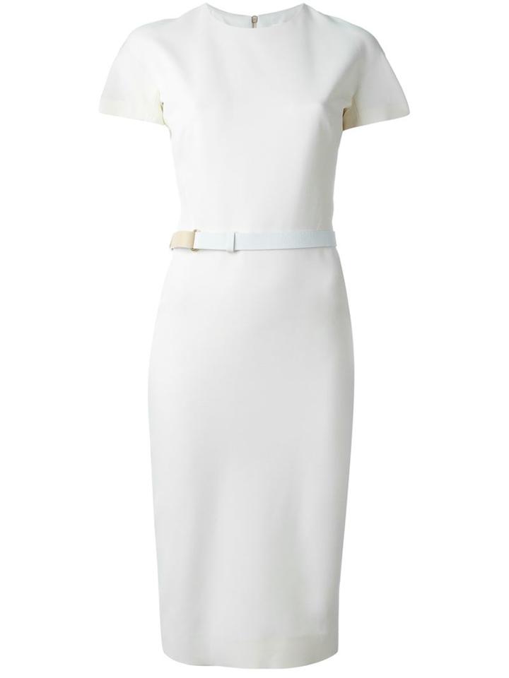 Victoria Beckham Shortsleeved Belted Dress