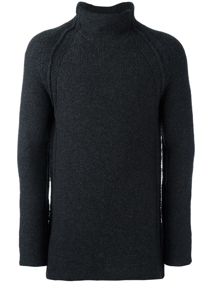 Forme D'expression Chunky Roll Neck Jumper - Black