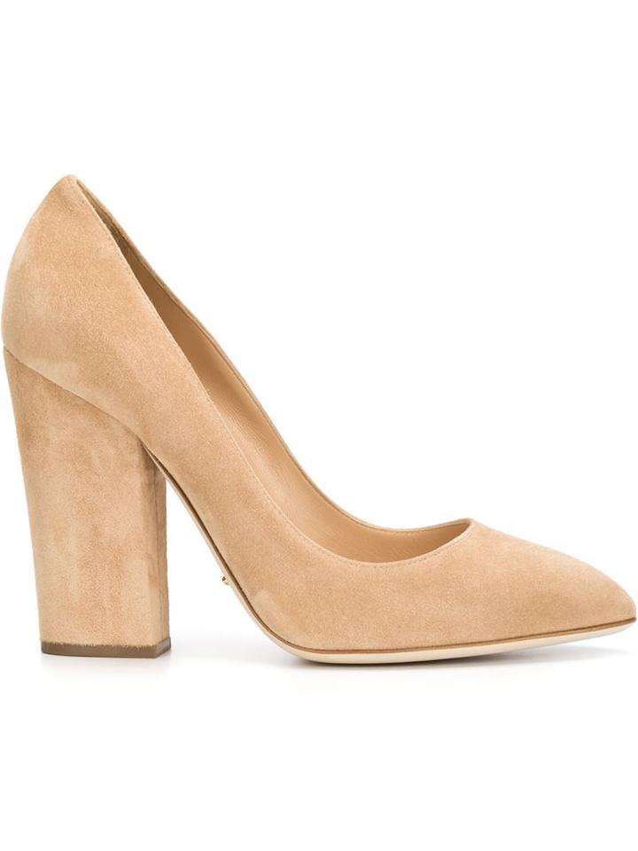 Sergio Rossi Chunky Heel Pumps