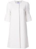 Blugirl Flared Short Sleeve Coat - White