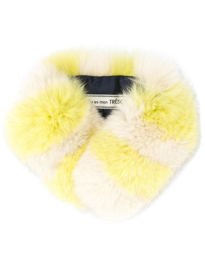 Tu Es Mon Trésor Mid Width Scarf - Yellow & Orange