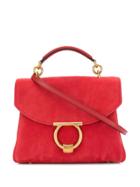 Salvatore Ferragamo Classic Gancini Tote - Red