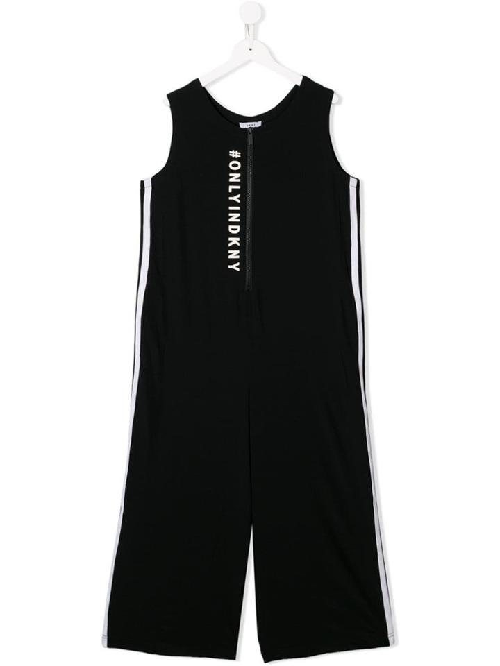 Dkny Kids Sleeveless Jumpsuit - Black