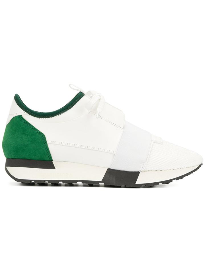 Balenciaga Race Runner Sneakers - White