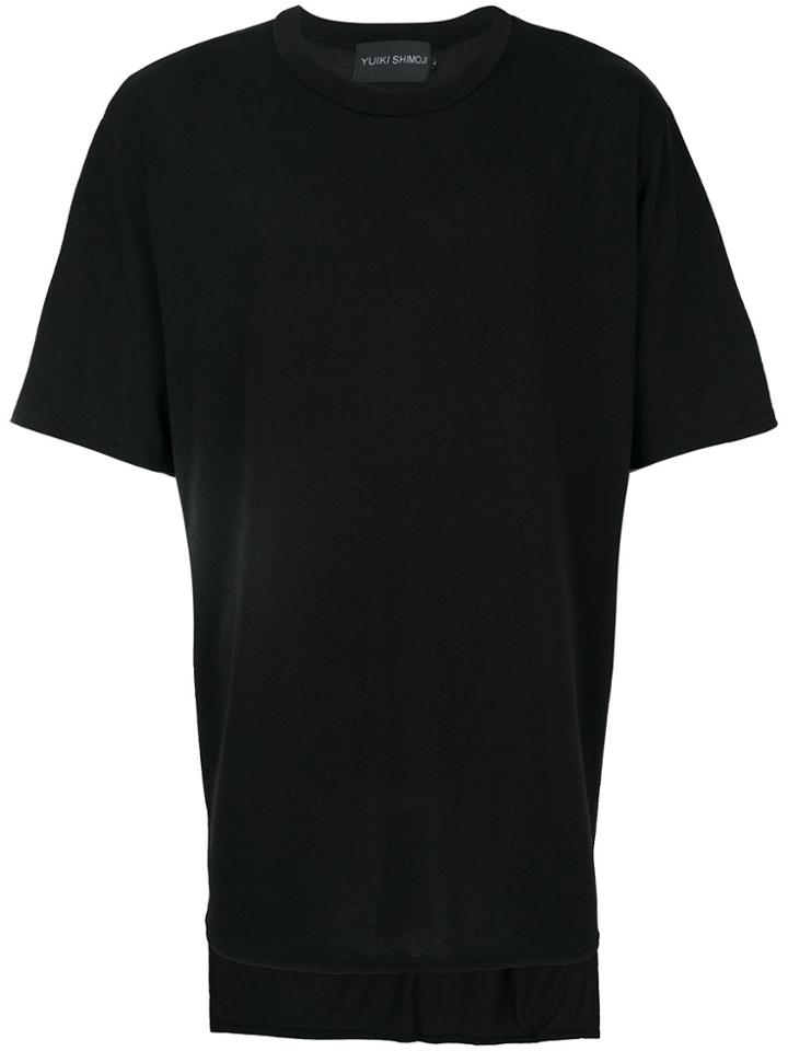 Yuiki Shimoji Classic Oversized T-shirt - Black