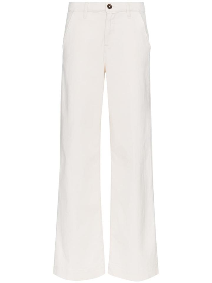 Frame Denim High Waisted Wide-leg Denim Jeans - Neutrals