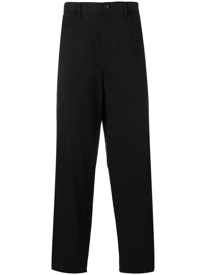 Issey Miyake Formal Loose Fit Trousers - Black