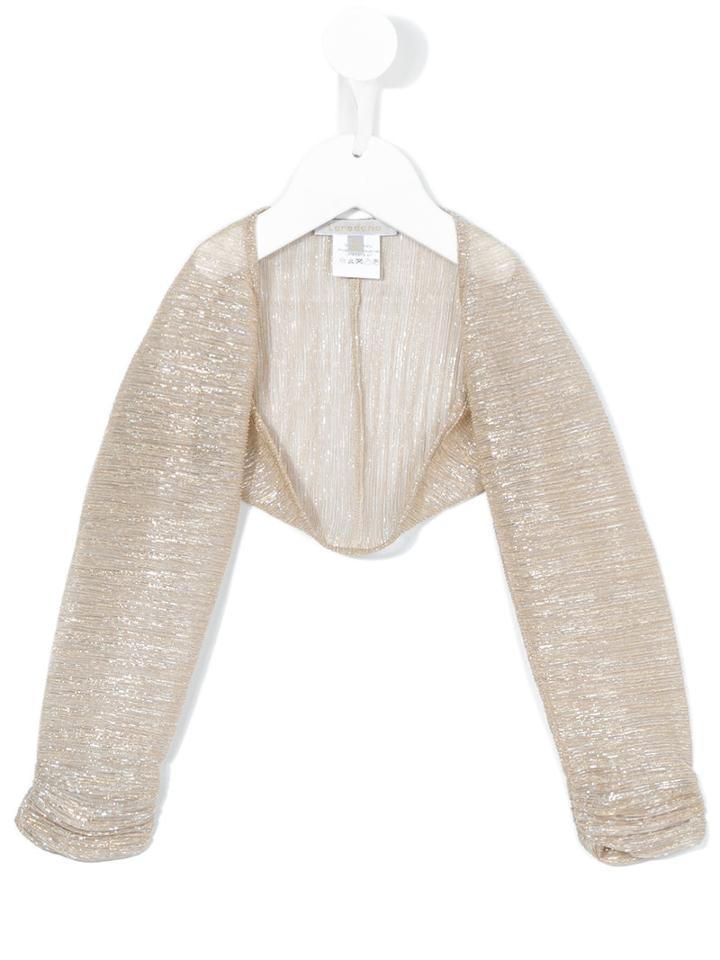 Loredana - Metallic (grey) Effect Bolero - Kids - Polyester/metal - 6 Yrs, Girl's