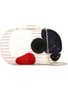 Giorgio Armani Embroidered Mini Clutch Bag