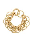 Chloé Circle Embellished Bracelet - Metallic