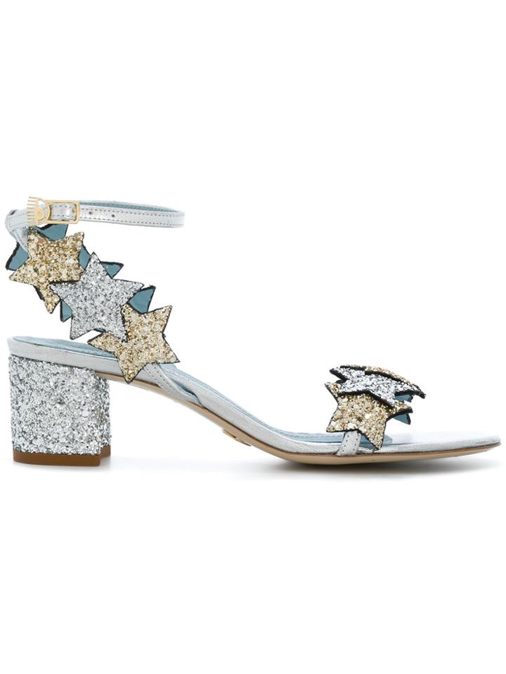 Chiara Ferragni #findmeinwonderland Sandals - Metallic
