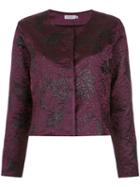 Isolda - Printed Jacket - Women - Polyester - 42, Purple, Polyester