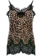 Gold Hawk Leopard Print Top - Brown