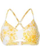 Seafolly Sunflower D Cup Bralette Bikini Top - Yellow