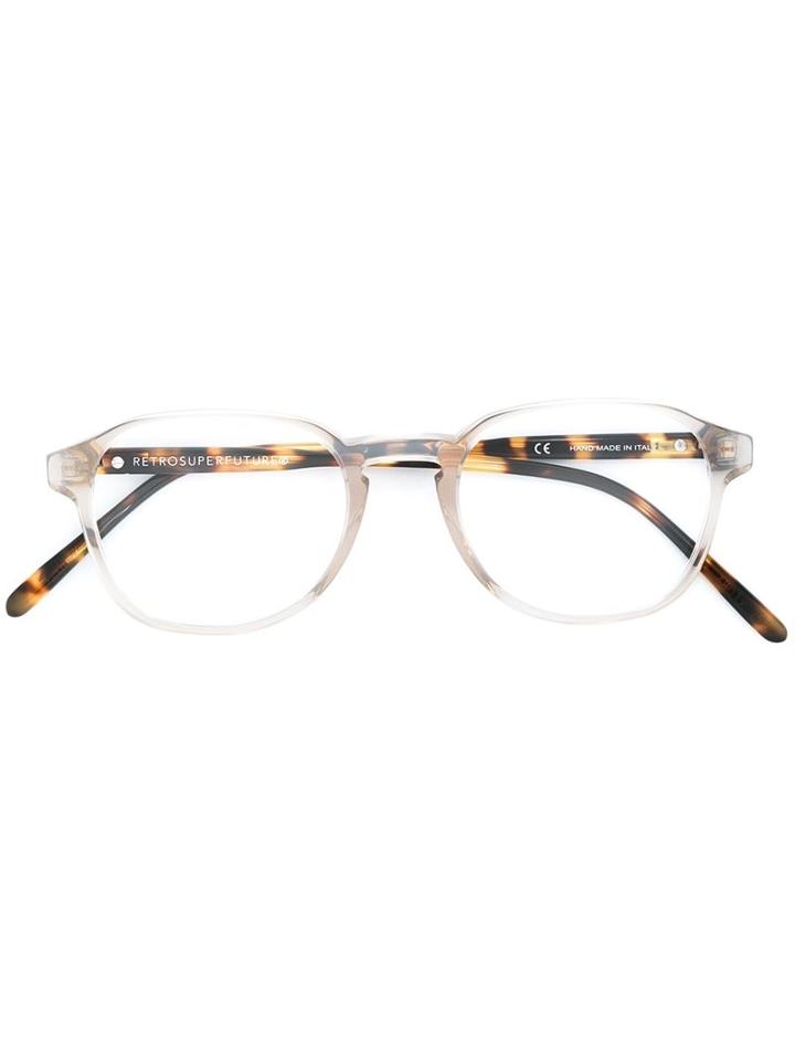 Retrosuperfuture 'numero 02' Glasses, White, Acetate