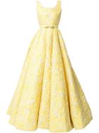 Bambah Clematis Cinderella Gown - Yellow & Orange
