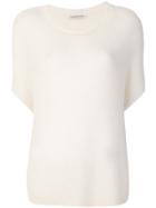 Stefano Mortari Fitted Knitted Top - White