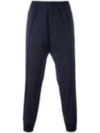 Dsquared2 Tapered Jogging Trousers, Men's, Size: 50, Blue, Virgin Wool/spandex/elastane/polyester/viscose