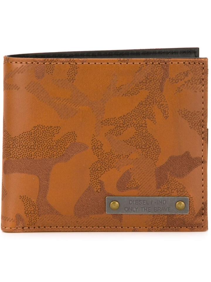 Diesel Camouflage Pattern Wallet